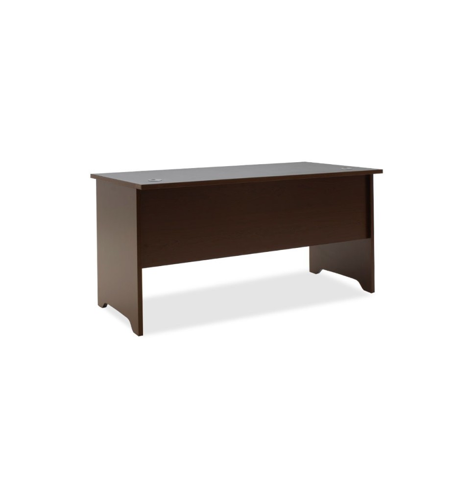 Mesa de Oficina Sin Cajón, Color Nogal, 150x75x75 cm - Espacio Amplio y Elegante